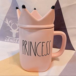Rae Dunn ‘Princess’ Mug with Crown Topper